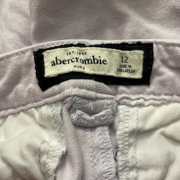 Abercrombie kids lavender roll up denim Bermuda shorts - Picture 4 of 4